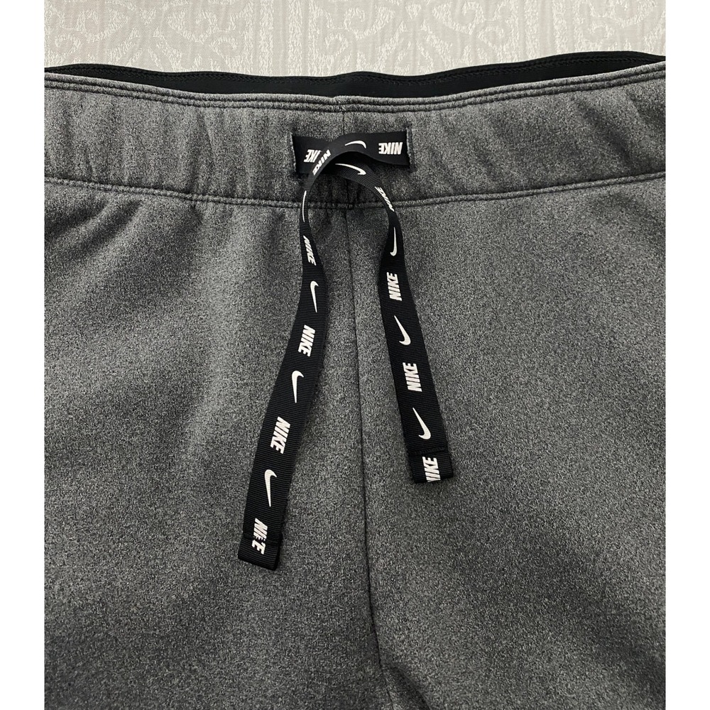 Nike Mens XL Gray Wide Leg Fleece Sweatpants Loose Fit Training Pants - Picture 3 of 6